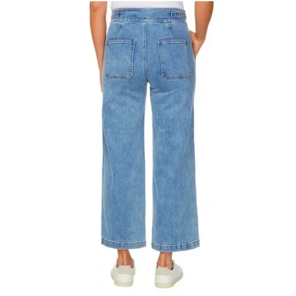HUDSON Wide Leg Crop Jeans - Picture 5 of 8